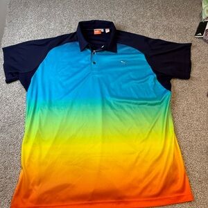 Puma Men's Vibrant Gradient Polo Shirt